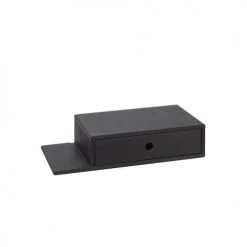 WOODEK Tables De Chevet Table De Chevet Avec étagère Sur Le Côté Gauche En Hêtre Noir -Surmatelas Soldes Magasin table de chevet avec etagere sur le cote gauche en hetre noir 3