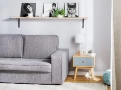 Beliani Tables De Chevet Table De Chevet Avec Tiroir -Surmatelas Soldes Magasin table de chevet avec tiroir 1