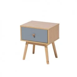 Beliani Tables De Chevet Table De Chevet Avec Tiroir -Surmatelas Soldes Magasin table de chevet avec tiroir 3