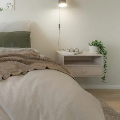 WOODEK Tables De Chevet Table De Chevet Avec Tiroir En Bouleau Blanc -Surmatelas Soldes Magasin table de chevet avec tiroir en bouleau blanc 8