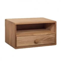 WOODEK Tables De Chevet Table De Chevet Avec Tiroir En ChĂȘne Massif HuilĂ©