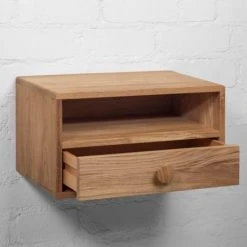 WOODEK Tables De Chevet Table De Chevet Avec Tiroir En Chêne Massif Huilé -Surmatelas Soldes Magasin table de chevet avec tiroir en chene massif huile 9