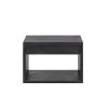 WOODEK Tables De Chevet Table De Chevet Avec Tiroir En Hêtre Noir Grand -Surmatelas Soldes Magasin table de chevet avec tiroir en hetre noir grand
