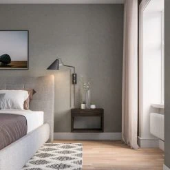 WOODEK Tables De Chevet Table De Chevet Avec Tiroir En Hêtre Noir Grand -Surmatelas Soldes Magasin table de chevet avec tiroir en hetre noir grand 2