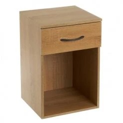 Wadiga Tables De Chevet Table De Chevet Basique En Bois MDF 1 Tiroir