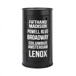 Maisons Du Monde Tables De Chevet Table De Chevet Bidon En Métal Noire L 40 Cm