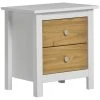 HOMN Tables De Chevet Table De Chevet Blanc 2 Tiroirs, Fabriqué En Bois De Pin Massif -Surmatelas Soldes Magasin table de chevet blanc 2 tiroirs fabrique en bois de pin massif