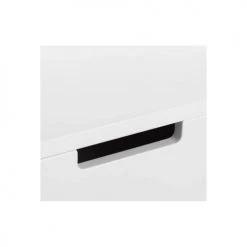 Wadiga Tables De Chevet Table De Chevet Blanche Et Bois Style Scandinave -Surmatelas Soldes Magasin table de chevet blanche et bois style scandinave 3