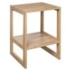 Five Simply Smart Tables De Chevet Table De Chevet Bois 2 Plateaux - 34.5x33.5x51cm