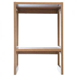 Five Simply Smart Tables De Chevet Table De Chevet Bois 2 Plateaux - 34.5x33.5x51cm -Surmatelas Soldes Magasin table de chevet bois 2 plateaux 34 5x33 5x51cm 2
