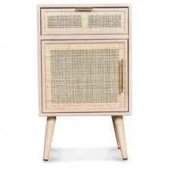 Wadiga Tables De Chevet Table De Chevet Bois Et Rotin -Surmatelas Soldes Magasin table de chevet bois et rotin 2