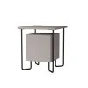 Toilinux Tables De Chevet Table De Chevet Design Marron -Surmatelas Soldes Magasin table de chevet design marron 6
