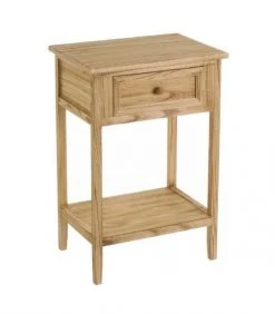 Wadiga Tables De Chevet Table De Chevet En Bois 1 Tiroir + 1 étagère