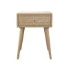 Rendez Vous Déco Tables De Chevet Table De Chevet En Bois De Manguier Gravé 1 Tiroir -Surmatelas Soldes Magasin table de chevet en bois de manguier grave 1 tiroir