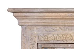 GINER Y COLOMER Tables De Chevet Table De Chevet En Bois De Manguier Naturel Avec Détails En Bronze -Surmatelas Soldes Magasin table de chevet en bois de manguier naturel avec details en bronze 2