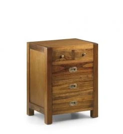 MOYCOR Tables De Chevet Table De Chevet En Bois De Mindi Marron L50