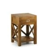 MOYCOR Tables De Chevet Table De Chevet En Bois Marron L 40 Cm -Surmatelas Soldes Magasin table de chevet en bois marron l 40 cm