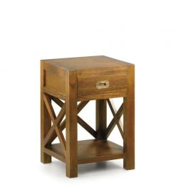 MOYCOR Tables De Chevet Table De Chevet En Bois Marron L 40 Cm