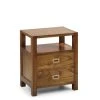MOYCOR Tables De Chevet Table De Chevet En Bois Marron L50 -Surmatelas Soldes Magasin table de chevet en bois marron l50