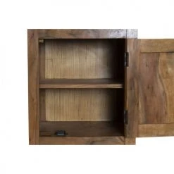 Wadiga Tables De Chevet Table De Chevet En Bois Massif D'acacia 45x31x65cm -Surmatelas Soldes Magasin table de chevet en bois massif d acacia 45x31x65cm 3