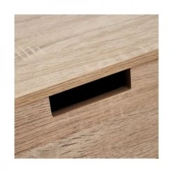 Wadiga Tables De Chevet Table De Chevet En Bois MDF Et Métal 1 Tiroir -Surmatelas Soldes Magasin table de chevet en bois mdf et metal 1 tiroir 2