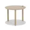 DIZY Design Tables De Chevet Good Is Beautiful Table De Chevet En Chêne Et Métal Blanc -Surmatelas Soldes Magasin table de chevet en chene et metal blanc