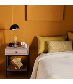 Signature Tables De Chevet Table De Chevet En Chêne Et Métal - L42 Cm -Surmatelas Soldes Magasin table de chevet en chene et metal l42 cm 1