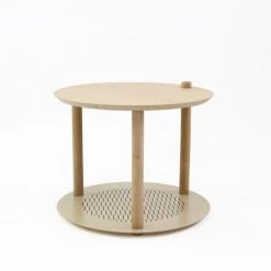 DIZY Design Tables De Chevet Good Is Beautiful Table De Chevet En Chêne Et Métal Laiton