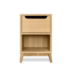 Kulile Tables De Chevet Table De Chevet En Chene Naturel