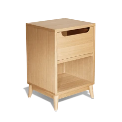 Kulile Tables De Chevet Table De Chevet En Chene Naturel Beige Havane -Surmatelas Soldes Magasin table de chevet en chene naturel beige havane 1