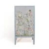 RNT By Really Nice Things Tables De Chevet Table De Chevet En Pin Massif Avec Imprimé Floral Bleu -Surmatelas Soldes Magasin table de chevet en pin massif avec imprime floral bleu