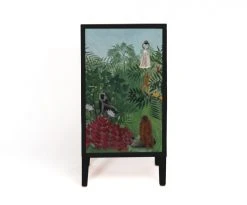 RNT By Really Nice Things Tables De Chevet Table De Chevet En Pin Massif Avec Imprimé Sauvage