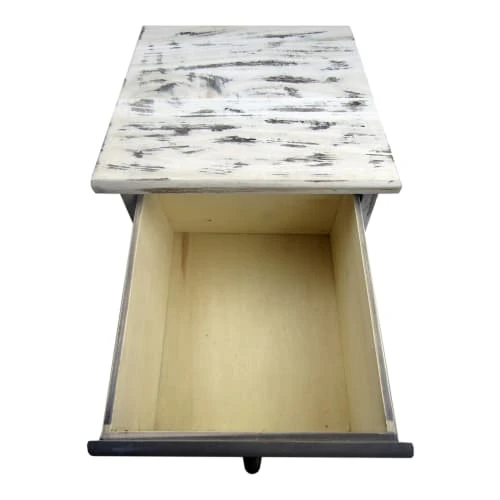 Mobili Rebecca Tables De Chevet Table De Chevet étroit à 2 Tiroirs En Bois Marron Et Blanc 8 Mobili Rebecca Tables De Chevet Table De Chevet étroit à 2 Tiroirs En Bois Marron Et Blanc – Image 6