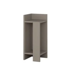 Toilinux Tables De Chevet Table De Chevet Gauche Taupe -Surmatelas Soldes Magasin table de chevet gauche taupe 5