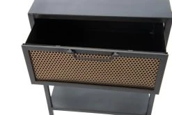 Hellin Tables De Chevet Table De Chevet Industriel En Métal 1 Tiroir 1 Tablette -Surmatelas Soldes Magasin table de chevet industriel en metal 1 tiroir 1 tablette 1