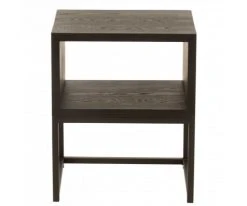 Meubles & Design Tables De Chevet Table De Chevet Moderne En Bois Foncé -Surmatelas Soldes Magasin table de chevet moderne en bois fonce 1