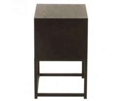 Meubles & Design Tables De Chevet Table De Chevet Moderne En Bois Foncé -Surmatelas Soldes Magasin table de chevet moderne en bois fonce 2