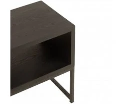 Meubles & Design Tables De Chevet Table De Chevet Moderne En Bois Foncé -Surmatelas Soldes Magasin table de chevet moderne en bois fonce 4