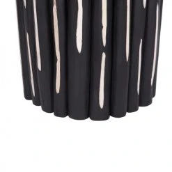 Beliani Tables De Chevet Table De Chevet Noire -Surmatelas Soldes Magasin table de chevet noire 3