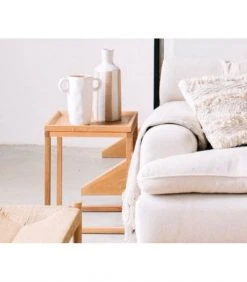 Wadiga Tables De Chevet Table De Chevet Ou D'appoint En Chêne H50cm -Surmatelas Soldes Magasin table de chevet ou d appoint en chene h50cm 1