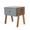 The Home Deco Factory Tables De Chevet Table De Chevet Scandi L. 44 X H. 45 Cm Gris 2 The Home Deco Factory Tables De Chevet Table De Chevet Scandi L. 44 X H. 45 Cm Gris -Surmatelas Soldes Magasin table de chevet scandi l 44 x h 45 cm gris