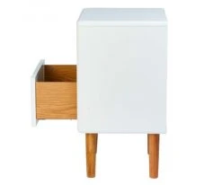 Meubles & Design Tables De Chevet Table De Chevet Scandinave Avec Tiroir Et Niche Beige -Surmatelas Soldes Magasin table de chevet scandinave avec tiroir et niche beige 3