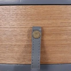 The Home Deco Factory Tables De Chevet Table De Chevet Scandinave Grise -Surmatelas Soldes Magasin table de chevet scandinave grise 4