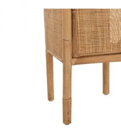 Calicosy Tables De Chevet Table De Nuit Rotin Naturel -Surmatelas Soldes Magasin table de nuit rotin naturel 5