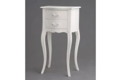 Hellin Tables De Chevet Table Téléphone 2 Tiroirs -Surmatelas Soldes Magasin table telephone 2 tiroirs 1