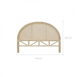 Rendez Vous Déco Têtes De Lit Tête De Lit 140 Cm En Rotin Naturel 10 Rendez Vous Déco Têtes De Lit Tête De Lit 140 Cm En Rotin Naturel -Surmatelas Soldes Magasin tete de lit 140 cm en rotin naturel 2