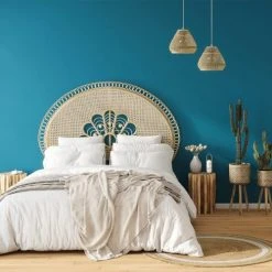 Rendez Vous Déco Têtes De Lit Tête De Lit 140 Cm En Rotin Naturel -Surmatelas Soldes Magasin tete de lit 140 cm en rotin naturel 7