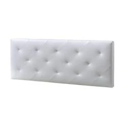HOMN Têtes De Lit Tête De Lit 140x60 Cm Noir, Cuir Synthétique -Surmatelas Soldes Magasin tete de lit 140x60 cm blanc cuir synthetique 13