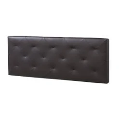 HOMN Têtes De Lit Tête De Lit 140x60 Cm Noir, Cuir Synthétique -Surmatelas Soldes Magasin tete de lit 140x60 cm chocolat cuir synthetique 5