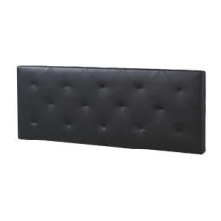 HOMN Têtes De Lit Tête De Lit 140x60 Cm Noir, Cuir Synthétique -Surmatelas Soldes Magasin tete de lit 140x60 cm noir cuir synthetique 9